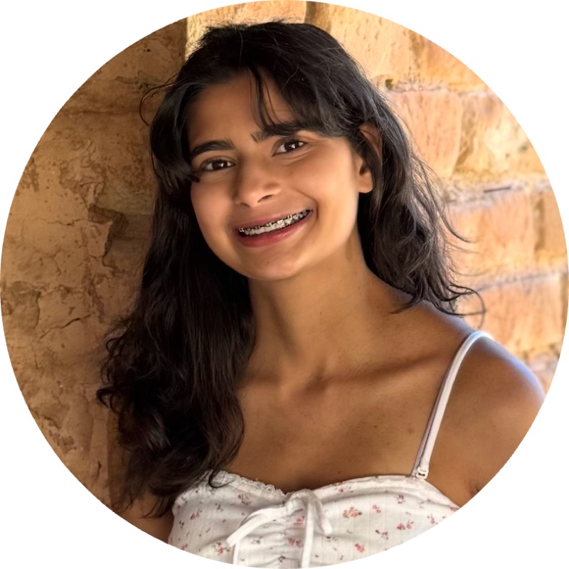 Portrait of Mishika Jain, Co-Founder of Artists of Tomorrow